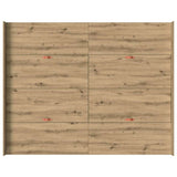 Struttura letto con contenitore Rovere artigianale 135 x 190 cm
