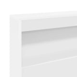 Testata contenitore con testiera Bianco 90 cm Legno truciolato