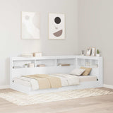 Testata contenitore con testiera Bianco 90 cm Legno truciolato