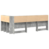 Testata contenitore Grigio cemento 100 cm Legno truciolato