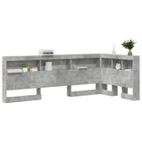 Testata contenitore Grigio cemento 100 cm Legno truciolato