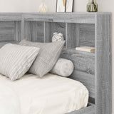 Testata contenitore Grigio Sonoma 100 cm Legno truciolato
