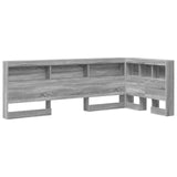 Testata contenitore Grigio Sonoma 100 cm Legno truciolato