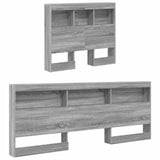 Testata contenitore Grigio Sonoma 100 cm Legno truciolato