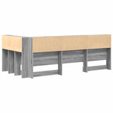 Testata contenitore Grigio Sonoma 100 cm Legno truciolato