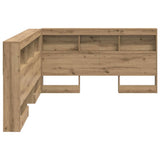 Testata contenitore Rovere artigianale Legno truciolato