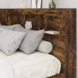 Testata contenitore Rovere fumé 160 cm Legno truciolato