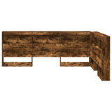 Testata contenitore Rovere fumé 160 cm Legno truciolato