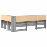 Testata contenitore Grigio Sonoma 160 cm Legno truciolato
