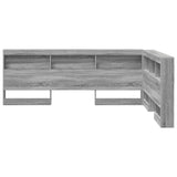 Testata contenitore Grigio Sonoma 160 cm Legno truciolato