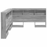 Testata contenitore Grigio Sonoma 160 cm Legno truciolato