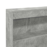 Testata contenitore Grigio cemento 180 cm Legno truciolato