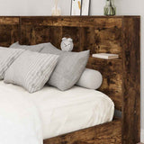 Testata contenitore Rovere fumé 120 cm Legno truciolato