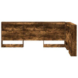 Testata contenitore Rovere fumé 120 cm Legno truciolato