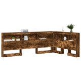 Testata contenitore Rovere fumé 120 cm Legno truciolato