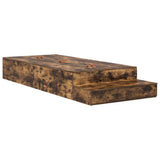 Struttura letto con contenitore con cassetto Rovere fumé 80 cm