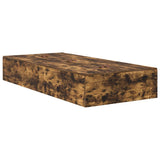 Struttura letto con contenitore con cassetto Rovere fumé 80 cm