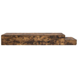 Struttura letto con contenitore con cassetto Rovere fumé 80 cm