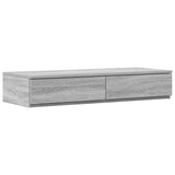 Struttura letto con contenitore Grigio Sonoma 80 cm