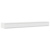 Struttura letto con contenitore Bianco 200 cm Legno truciolato