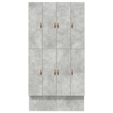 Struttura letto con contenitore Grigio cemento 120 cm
