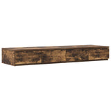 Struttura letto con contenitore con cassetto Rovere fumé 120 cm