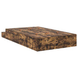 Struttura letto con contenitore con cassetto Rovere fumé 120 cm