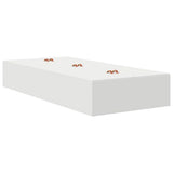 Struttura letto con contenitore Bianco 90 cm Legno truciolato