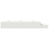 Struttura letto con contenitore Bianco 90 cm Legno truciolato