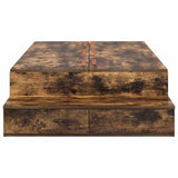 Struttura letto con contenitore con cassetto Rovere fumé 90 cm