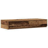 Struttura letto con contenitore Legno vecchio 90 cm