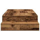 Struttura letto con contenitore Legno vecchio 90 cm