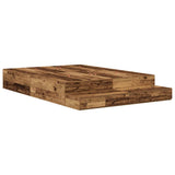 Struttura letto con contenitore con cassetto Legno vecchio