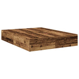 Struttura letto con contenitore con cassetto Legno vecchio