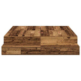 Struttura letto con contenitore con cassetto Legno vecchio