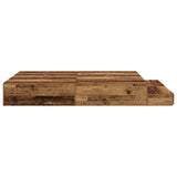 Struttura letto con contenitore con cassetto Legno vecchio