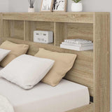 Letto Libreria rovere sonoma 160 x 200 cm Legno truciolato