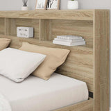 Letto Libreria rovere sonoma 180 x 200 cm Legno truciolato