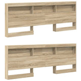 Letto Libreria rovere sonoma 180 x 200 cm Legno truciolato