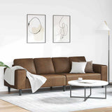Divano per Soggiorno Marrone 250 x 77 x 76 cm
