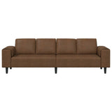 Divano per Soggiorno Marrone 250 x 77 x 76 cm