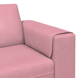 Divano per Soggiorno 3 pcs Rosa 250 x 188 x 76 cm