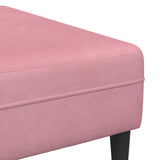 Divano per Soggiorno 3 pcs Rosa 250 x 188 x 76 cm