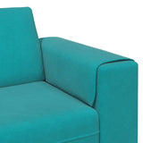 Divano per Soggiorno 3 pcs Turchese 250 x 188 x 76 cm
