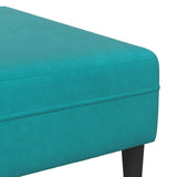 Divano per Soggiorno 3 pcs Turchese 250 x 188 x 76 cm