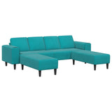 Divano per Soggiorno 3 pcs Turchese 250 x 188 x 76 cm