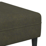 Divano per Soggiorno 3 pcs Verde militare