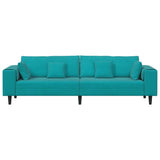 Divano Turchese 250 x 77 x 76 cm Velluto