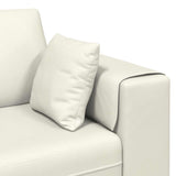Divano 3 pcs Crema 250 x 188 x 76 cm Velluto