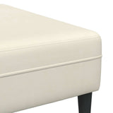 Divano 3 pcs Crema 250 x 188 x 76 cm Velluto